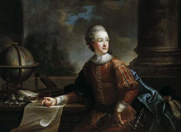 August Friedrich Oelenhainz Portrait of Alois I of Liechtenstein Norge oil painting art